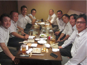 堅すぎず、和気藹々として雰囲気です
